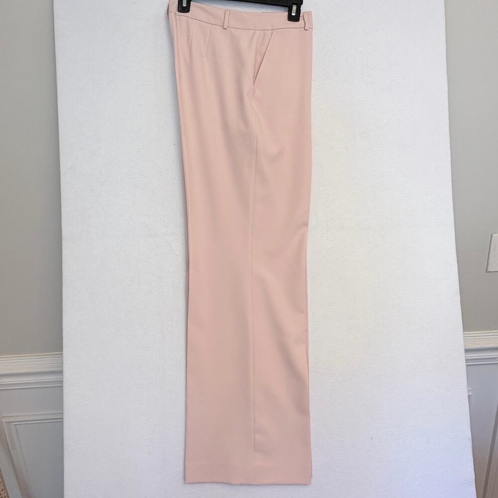 White House Black Market Luna Womens 12 Blush Pink Wide Leg Trousers Career